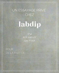 Cartes-cadeaux E-Carte Cadeau Le LAB Essayage Privé Labdip