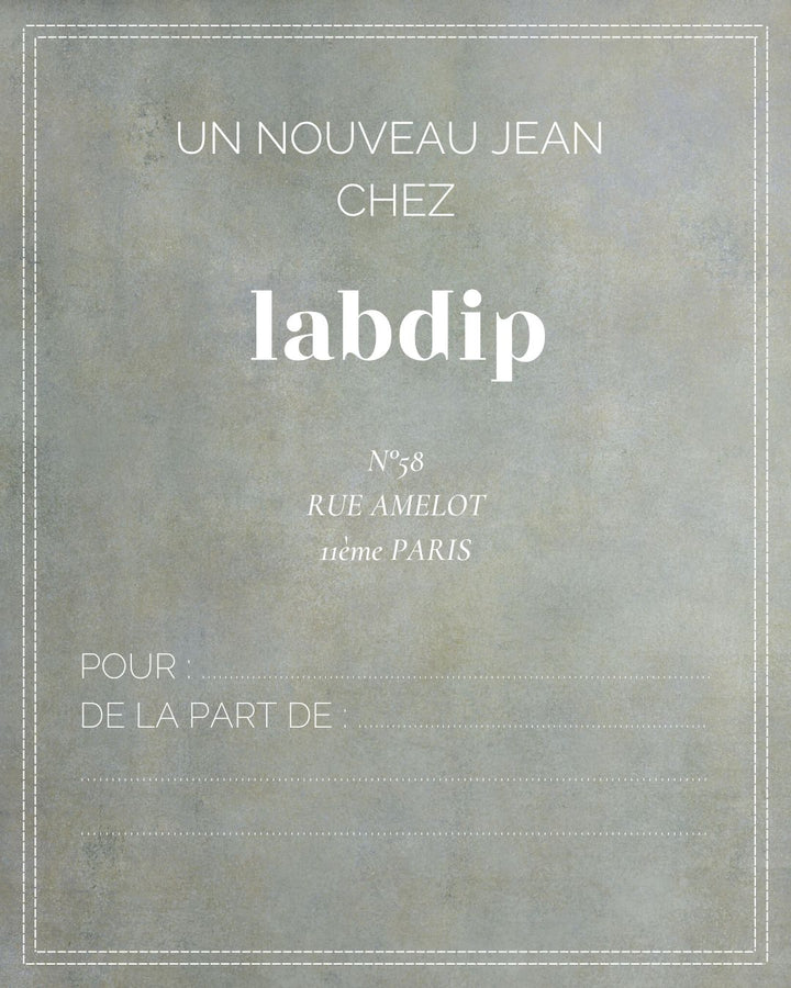 Cartes-cadeaux E-Carte cadeau Labdip Labdip