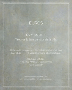 Cartes-cadeaux E-Carte cadeau Labdip Labdip