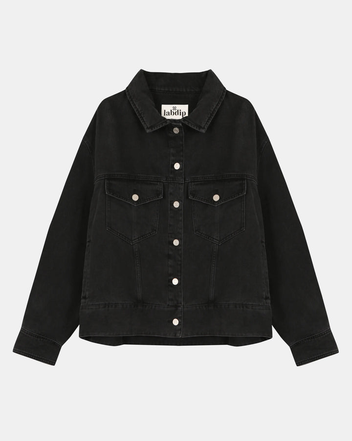 Veste BAYA DENIM BL 50 NOIR BLACK WASHED Labdip