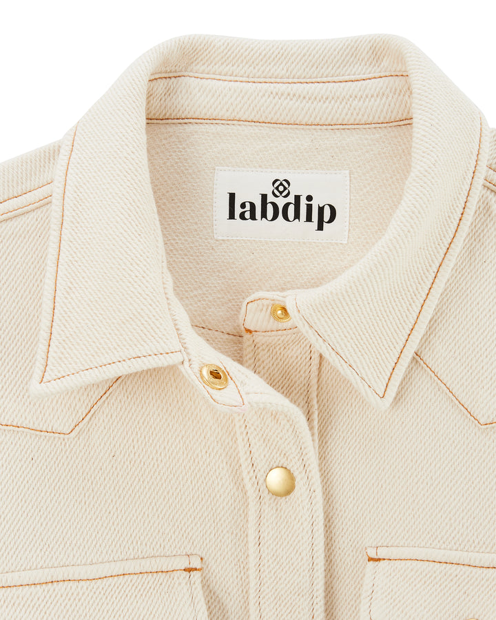 Chemise DALIA DENIM 3D ECRU Labdip