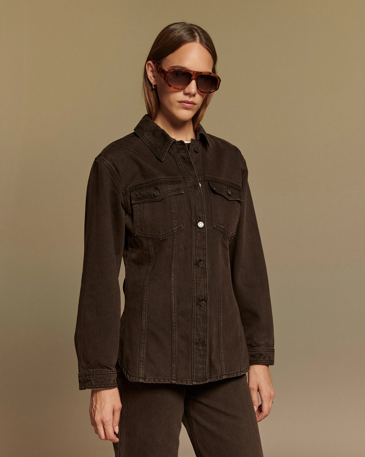 DIXON DENIM BLACK COFFEE