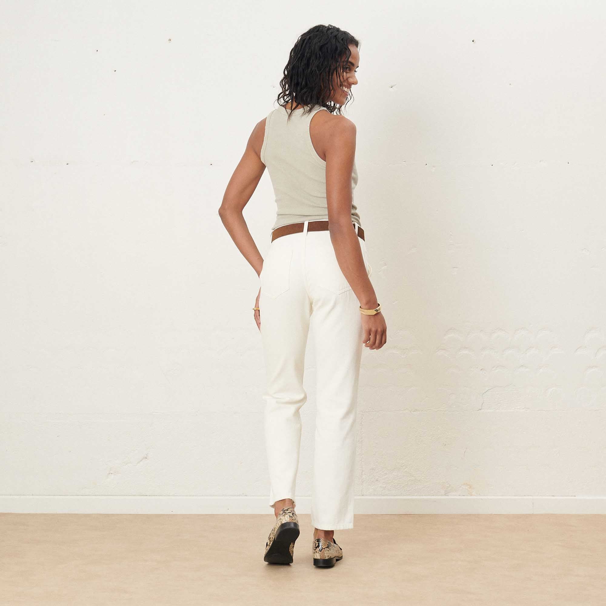 jean droit denim jane white labdip