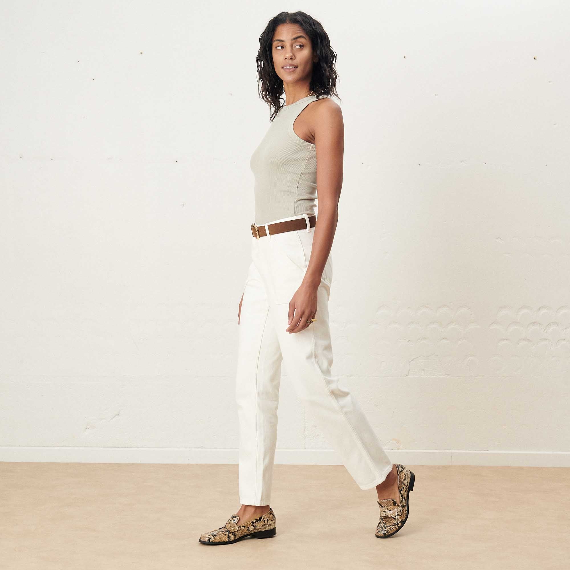 jean droit denim jane white labdip