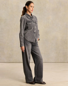 Chemise DALIA DENIM LIGHT GREY Labdip