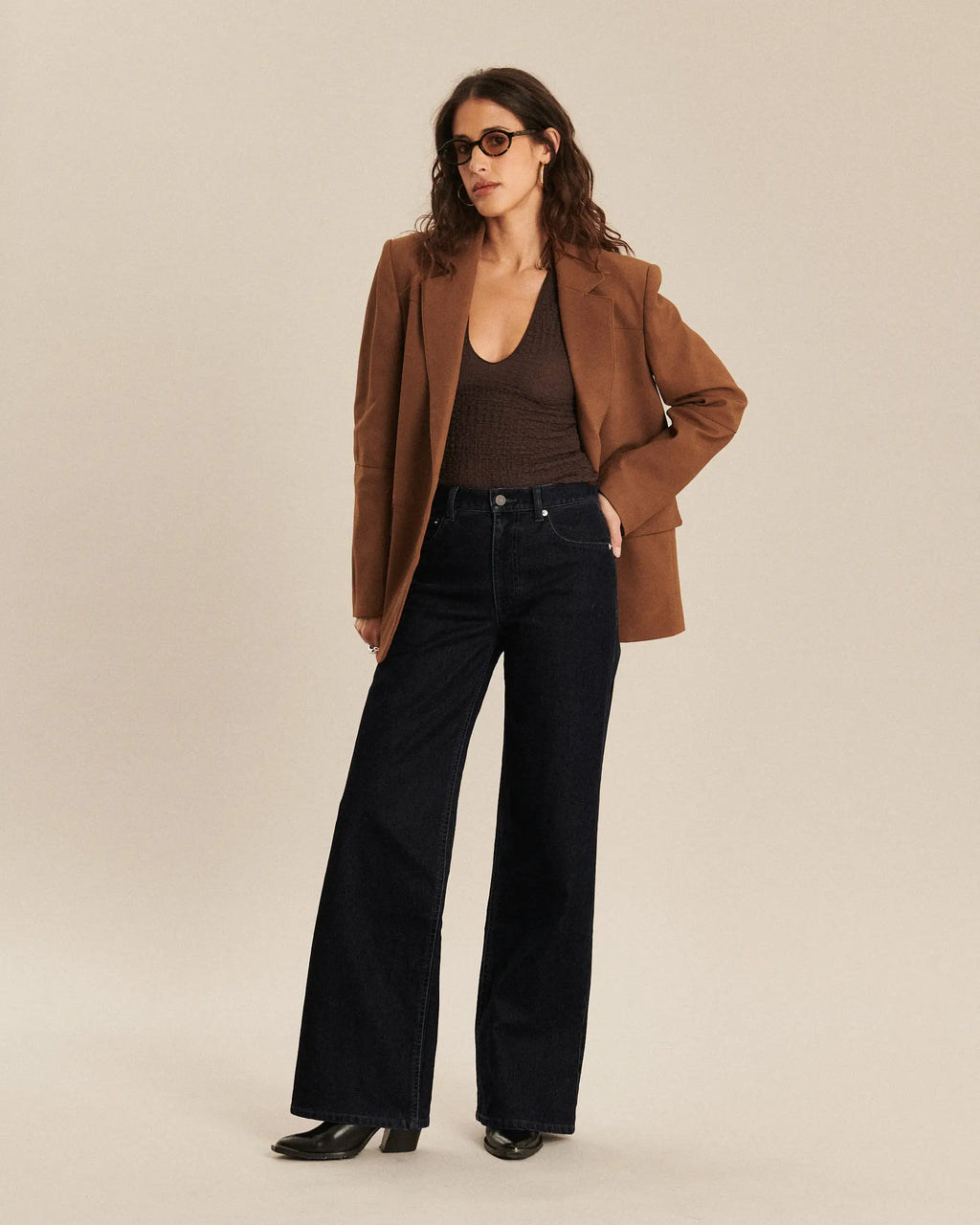 JOIE DENIM VELOURS DARK BLUE