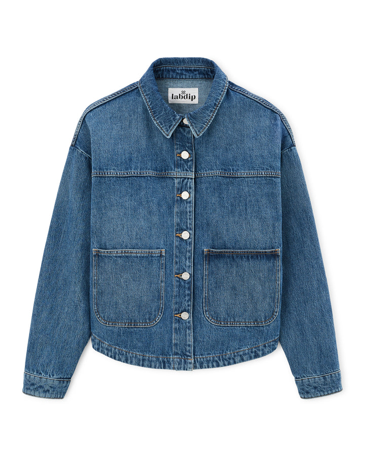Veste BETTY DENIM IN 30 MID BLUE Labdip