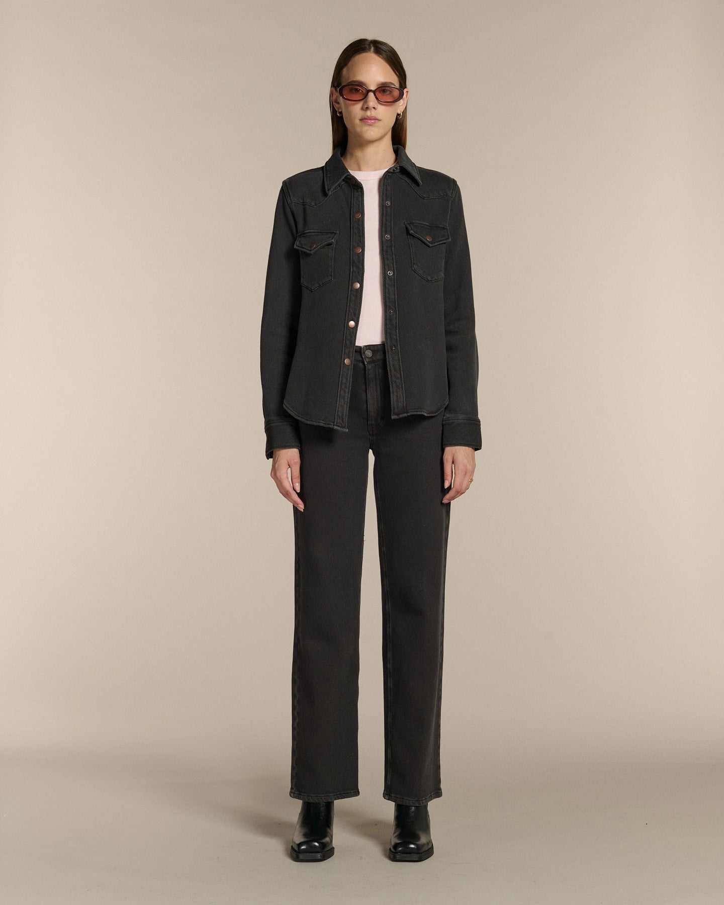 DALIA DENIM 3D DYE TRUFFLE