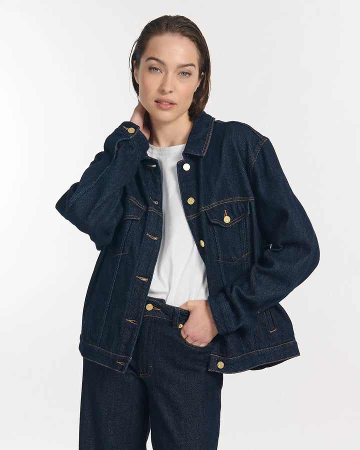 Veste BRODY DENIM 3D DARK BLUE Labdip